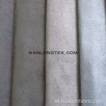 Tryckt Poly Spandex Suede Woven Fabric